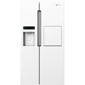 تصویر یخچال ساید بای ساید اسنوا مدل NOZHA-IOT ظرفیت ۲۷ فوت با بار خانگی 