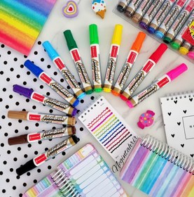 تصویر پک ۱۲ رنگ ماژیک دائمی 