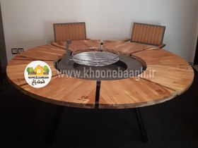 تصویر میز آتشدان گریل تیم 