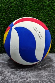 تصویر توپ والیبال میکاسا مدل V888W با جنس پلی اورتان 