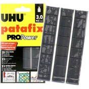 تصویر چسب خمیری مشکی UHU patafix 21 UHU patafix PROPower black 21pcs. glue pads