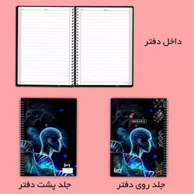 تصویر دفتر مشق 50 برگ مستر راد مدل بیولوژی 