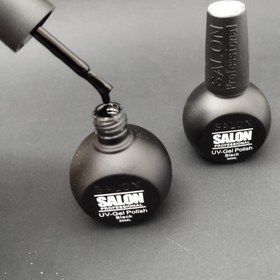 تصویر لاکژل مشکی سالن 