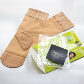 تصویر جوراب دو ربع زنانه میکرو 20 - مشکی Micro double socks 20