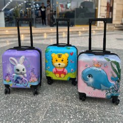 تصویر چمدان کودک طرح برجسته 