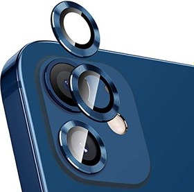 تصویر محافظ لنز فلزی دوربین موبایل آیفون Apple iPhone 12 Mini Metal Lens 