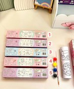 تصویر پک رنگ آمیزی دختر و پسر 