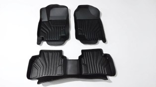 تصویر کفپوش پنج بعدی جک جی ۴_jac j4 چرم مشکی Jac j4