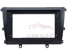 تصویر قاب مانیتور اندروید 9 اینچ برای خودروی لیفان 820 دارای کن باس 