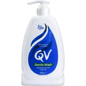 تصویر لوسیون کیووی جنتل واش ایگو مناسب پوست های خشک، خیلی خشک و حساس Ego Qv Gentle Wash Lotion For Dry, Very Dry And Sensitive Skins