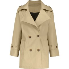 تصویر بارانی زنانه (ترنج کت) فارل کد F468 