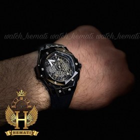 تصویر ساعت مردانه هابلوت کهکشانی Hublot Big Bang 1258421 مشکی 