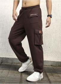 تصویر شلوار قهوه‌ای مردانه برند hubberholme Men Brown Trousers