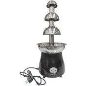 تصویر آبشار شکلات سه طبقه استیل 