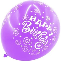 تصویر بادکنک طرح تولدت مبارک (هپی) – مخلوط 100 تایی 