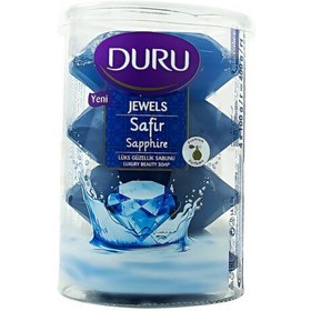 تصویر صابون دورو لیوانی DURU Jewels Sapphire بسته 4 عددی 400 گرم 