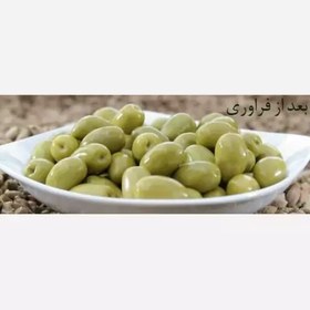 تصویر 7 کیلو زیتون کنسروی اعلا محلی گوگ طارم(لذیذترین نوع زیتون ایران)و فراوری فقط با نمک دریا.طعم بینظیر و واقعی زیتون محلی 