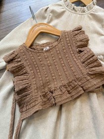 تصویر پیراهن دو تیکه گندم 