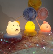 تصویر مینی فن و چراغخواب شارژی مدل ژورنالی 