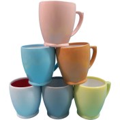 تصویر مینی لیوان پلیمری رنگی ساده 