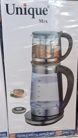 تصویر چای ساز یونیک مدل UMK-702 با کتری پیرکس 