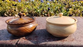 تصویر قندان چوبی 