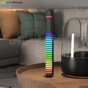 تصویر لایت بار سه بعدی هوشمند پایه دار همگام سازی با موزیک ARGB 3D Pickup Light Bar Music Sync with Stand 