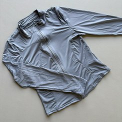 تصویر سوییشرت تابستانه زنانه مدل ضد آفتاب خنک‌کننده پنبه یخی 