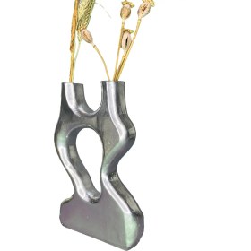 تصویر گلدان و جاشمعی موج 