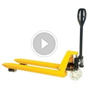 تصویر جک پالت حداکثر ظرفیت ۲/۵ تن عرض ۵۵ سانتیمتر Pallet jack with a maximum capacity of 2.5 tons and a width of 55 cm