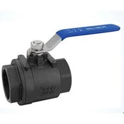 تصویر شیر گازی دوتیکه فولادی سایز 1000وگ 11/4 اینچ 2PC BALL VALVE WCB 1000 WOG 11/4"