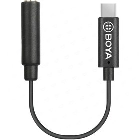 تصویر مبدل میکروفون تایپ سی بویا مدل BY-K9 BOYA by-K9 Type-C to 3.5mm (female) Audio Adapter