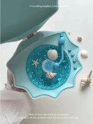 تصویر اسپیکر گرامافون طرح صدف بلوتوث دار 