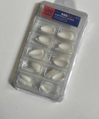 تصویر بسته ۱۰۰ عددی ناخن مصنوعی 