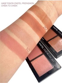 تصویر پالت رژگونه دو رنگ پاستل مدل Cheek To Cheek شماره 20 