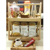 تصویر استند دوطبقه عریض 