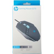 تصویر ماوس سیم دار گیمینگ hp G-270 hp Gaming Mouse