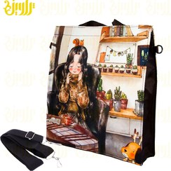 تصویر کیف دوشی طرح دختر کد KD51 