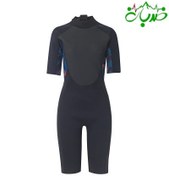 تصویر (وتسوت) لباس غواصی و ورزش های آبی ۳ میل Crane کد ۳ مردانه نیم تنه Neoprene wetsuit