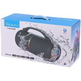 تصویر اسپیکر رم و فلش خور VERITY مدل 7018 verity 7018 bluetooth speaker