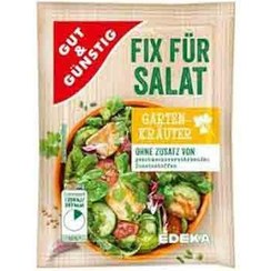 تصویر ادویه سالاد آلمانی ادکا Edeka Fix Fur Salt حاوی سبزیجات باغی بسته 5 عددی 