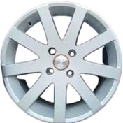 تصویر رینگ اسپرت مدل پیت لاین رنگ نقره ای سایز 15 (نیریز) (سمند-پژوپارس-405-206) 