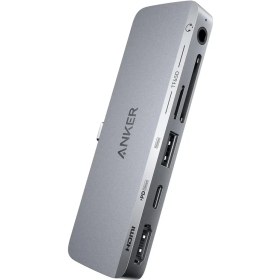 تصویر هاب 6 پورت انکر مدل Anker 541 USB-C Hub 6-in-1 A8363HA1 با گارانتی 18 ماهه شرکتی 