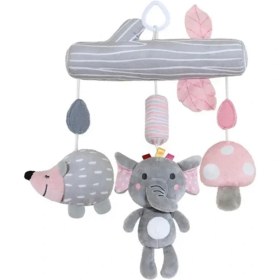 تصویر آویز کریر کودک طرح رنگین کمان و خرگوش 