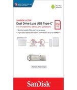 تصویر فلش مموری SANDISK USB 3.0 256G LUX TYPC 