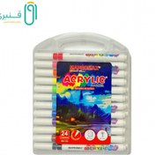 تصویر ماژیک اکرولیک 24 رنگ قلمی مپرومکس 