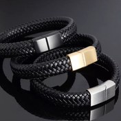 تصویر دستبند چرمی ساده ( اتمام موجودی ) 