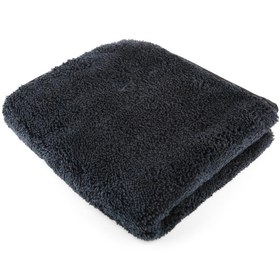 تصویر دستمال مایکروفایبر مشکی مخصوص خشک کردن اس جی سی بی مدل SGCB Super Thick Double-Sided Towel 