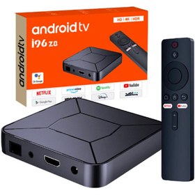 تصویر اندروید باکس تلویزیون Android TV i96 z8 