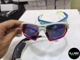 تصویر عینک ورزشی مدل پلاریزه TR90 - سفید/قرمز 